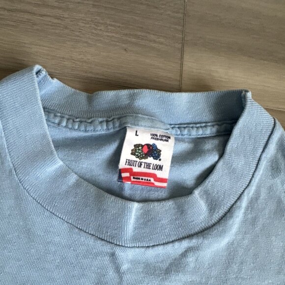 Vintage 80s USS TEXAS CGN 39 UNITED STATES NAVY MILITARY t-shirt L Single Stitch - Picture 2 of 12